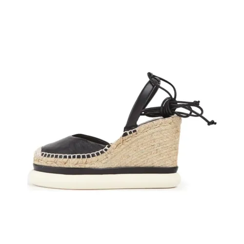 Paloma Barceló Lexi Wedge Heel High Heels 11cm Women's Black