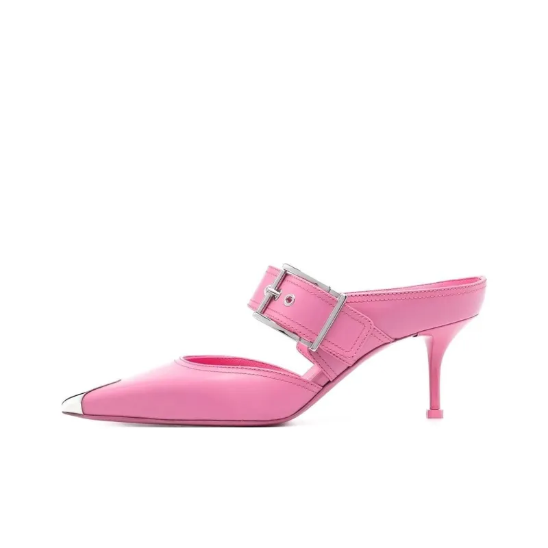 Alexander McQueen Pointed-Toe Slip-On Mules Women's-0