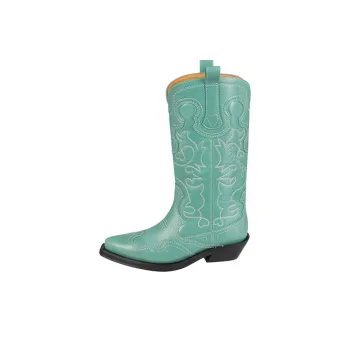 GANNI Ankle Boots Women's Green