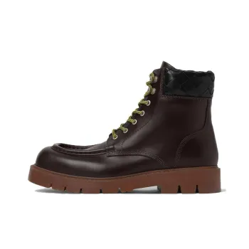 Bottega Veneta Haddock Short Martin Boot 4.5 Cm Men's Chocolate Brown