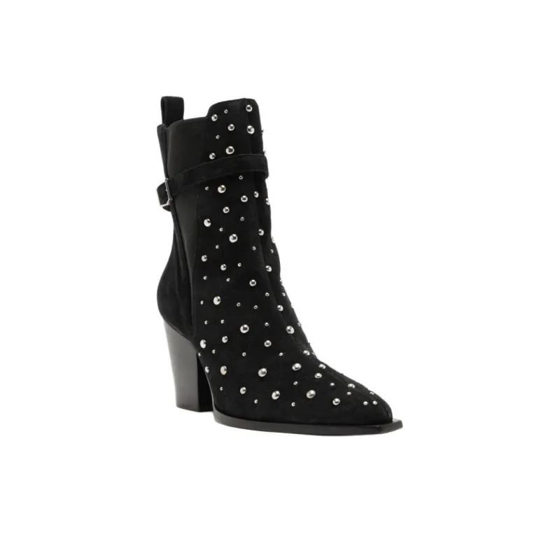 Schutz Short Chelsea Boots Women's Black-2