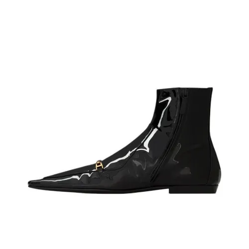 SAINT LAURENT Milton Ankle Boots Men's Black
