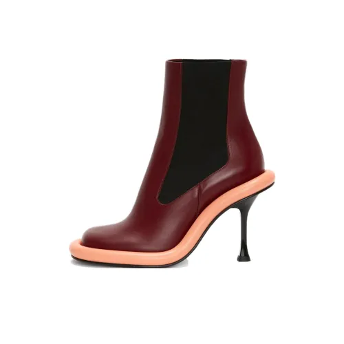 JW Anderson Short Chelsea boots PVC Women's Red