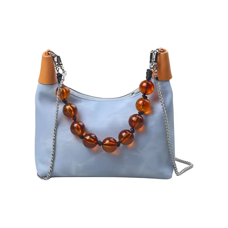 TTaG．baG Canvas Canvas Bag Shoulder Bags Regular Women's Denim Blue-1