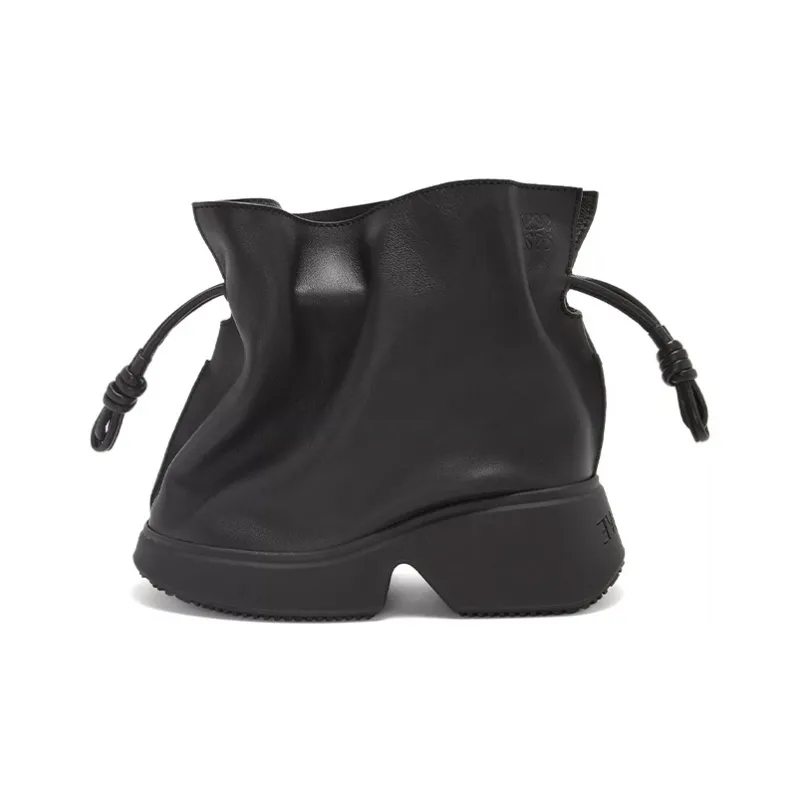 LOEWE Flamenco Ankle Boots Women's Black-0