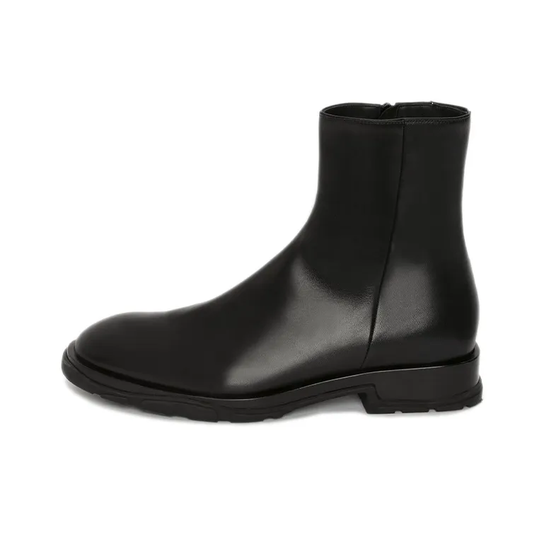 Alexander McQueen Slim Tread Boot Black-0