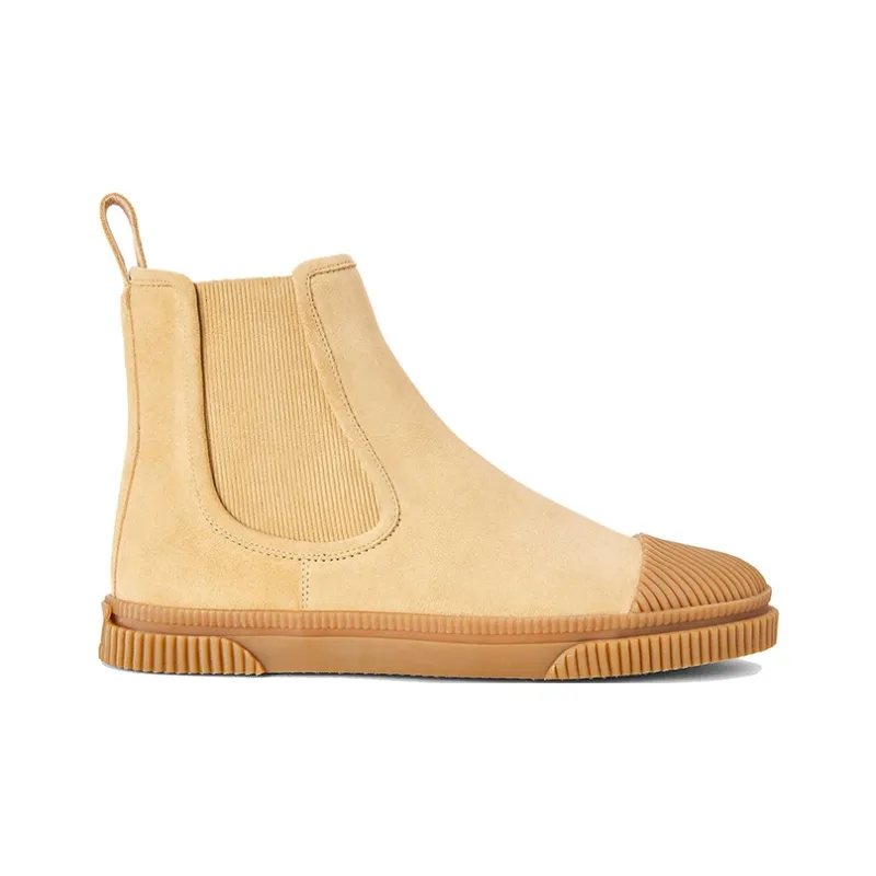 LOEWE Ankle-Length Chelsea Boots Men's Gold-1