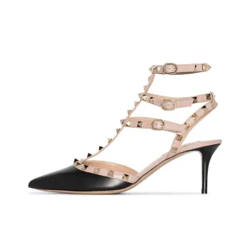 Valentino Garavani Rockstud 70mm Patent Pumps