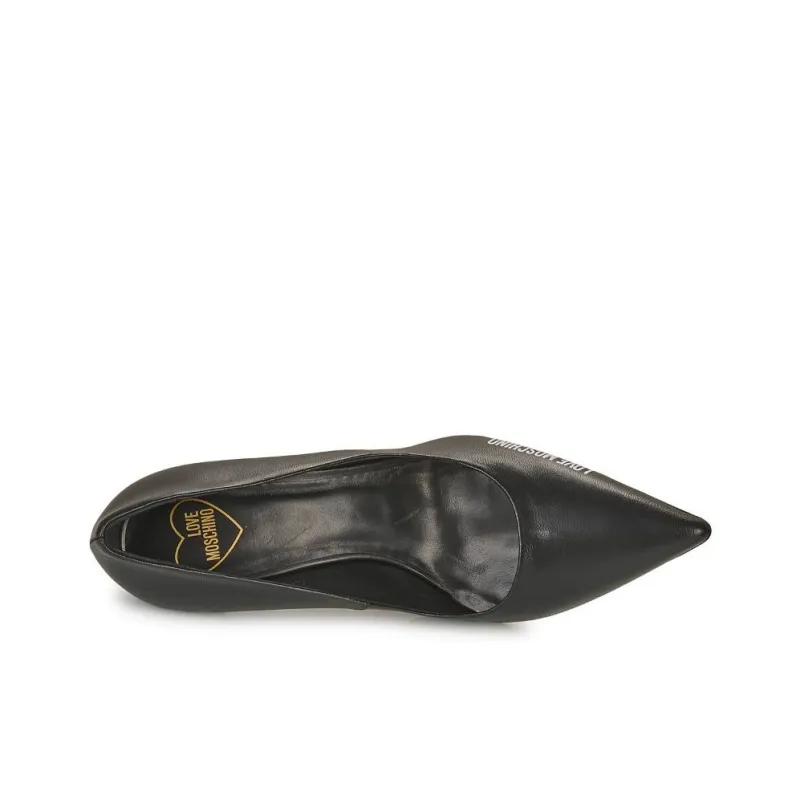 LOVE MOSCHINO Slim Heel High Heels 9cm Women's Black-5