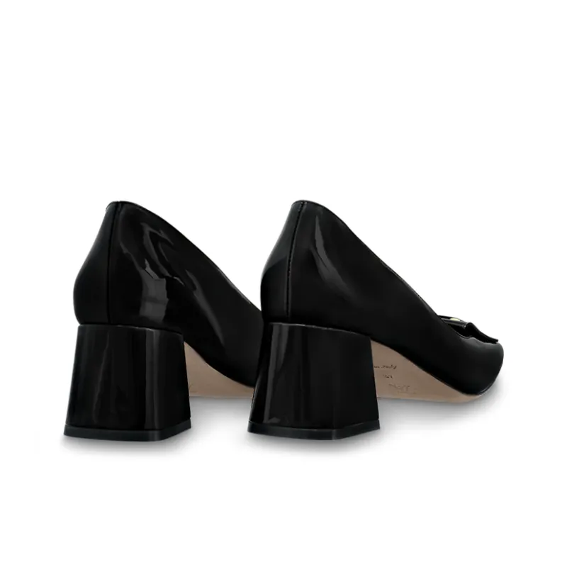 LOUIS VUITTON Shake Spool Heel High Heels 5.5cm Women's Black-3