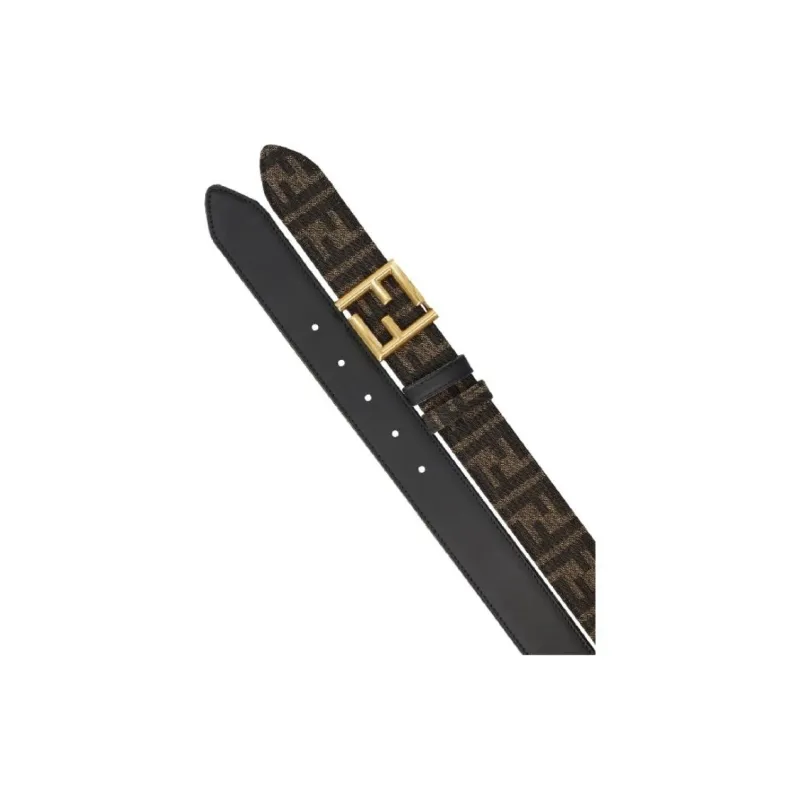 FENDI Ff Jacquard Buckle Belt-4