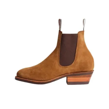 R.M.WILLIAMS Comfort Lady Yearling Short Chelsea Boots 4.5cm Women's Tan