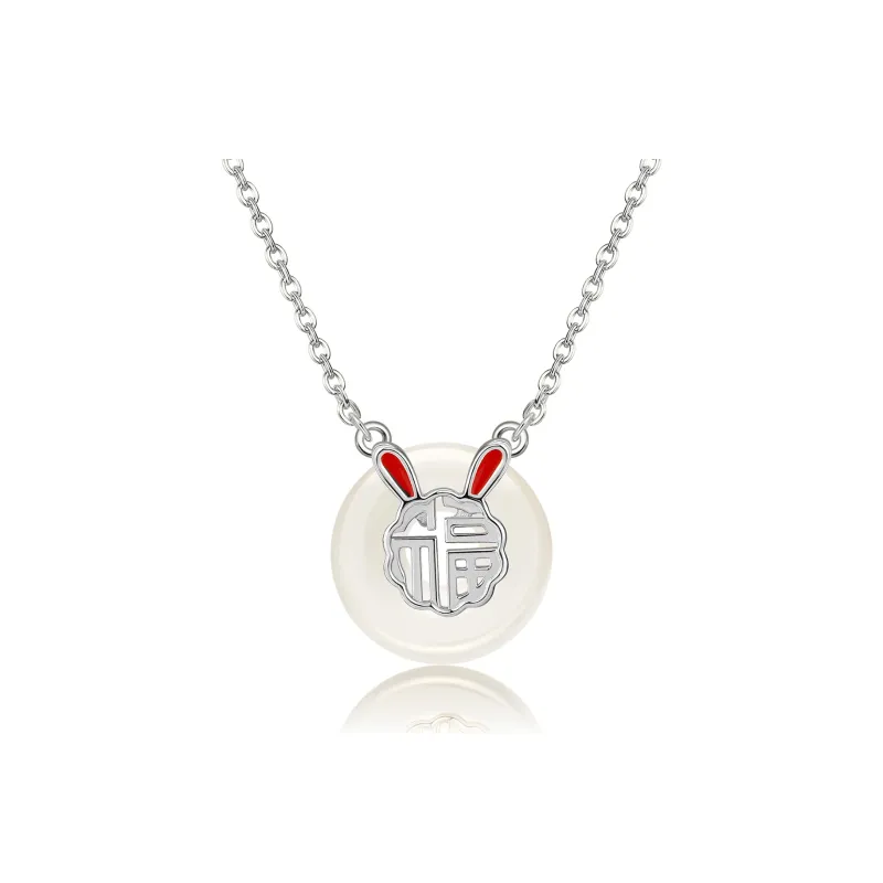 P&N S925 Silver Collarbone Chain Necklace Women's-4
