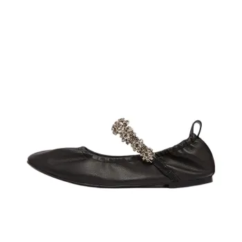 Stella McCartney Elsa Crystal Strap Ballet Flats Women's