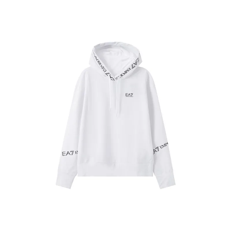 EMPORIO ARMANI EA7 Casual Suit Women's White Black-1