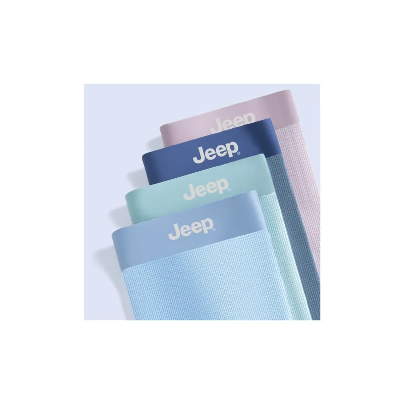 Jeep Underpants Non Clogging 7A Antibacterial Ice Silk Fabric Soft Men's 3 Pack-1
