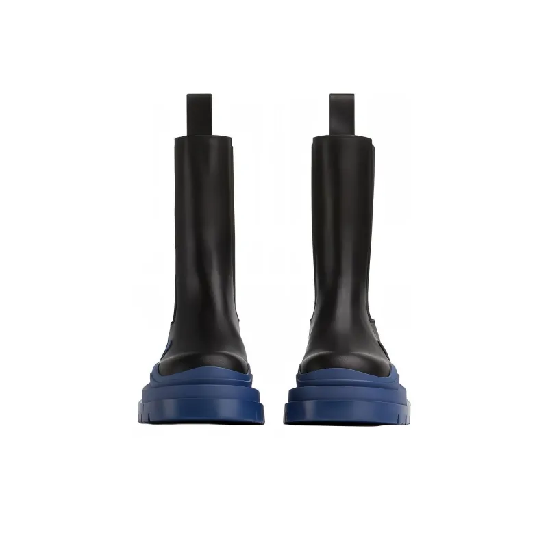 Bottega Veneta Tire Boots Black Blue-3