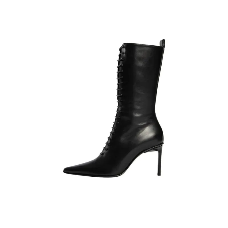 Ann Demeulemeester Casey Ankle Boots 8cm Women's Black-0