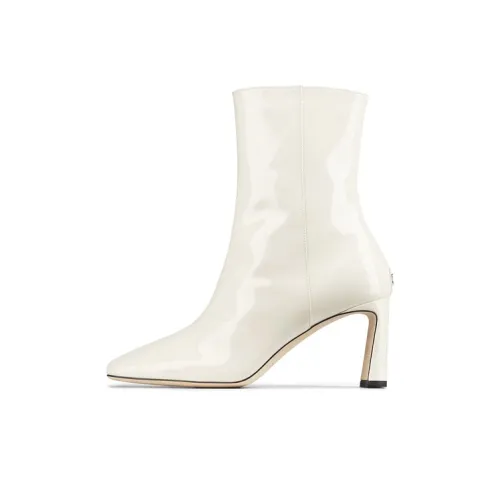 Jimmy Choo Kinsey Ankle Boots 7.5cm Women's White