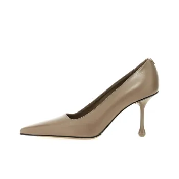 Jimmy Choo Ixia Irregular Heel High Heels 8cm Women's Taupe