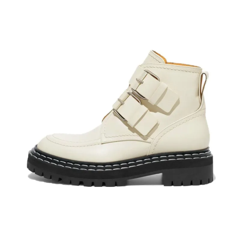PROENZA SCHOULER Leather Buckle Boots-0