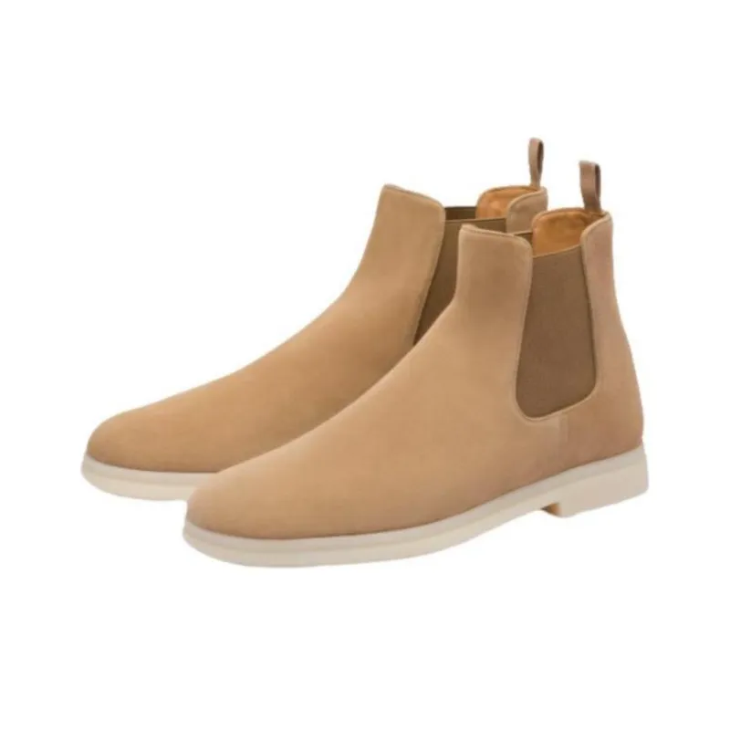 CHURCH'S Longfield Suede Chelsea Boots-2