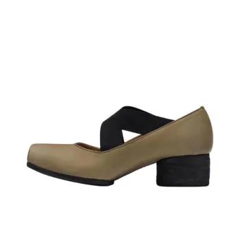 UMA WANG Ballerina Square Toe Elasticated Pumps