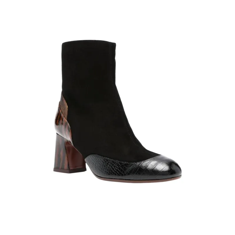 CHIE MIHARA Aflora Ankle Boots 5.5cm Women's Black-2