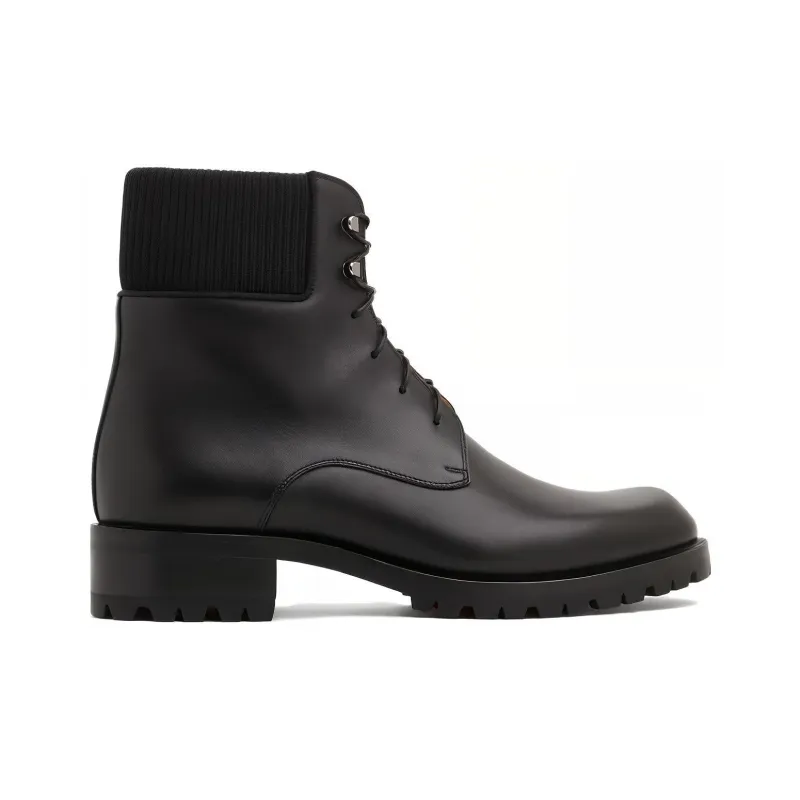 CL LUBOTING Louboutin Trapman Ankle Boots Men's Black-1
