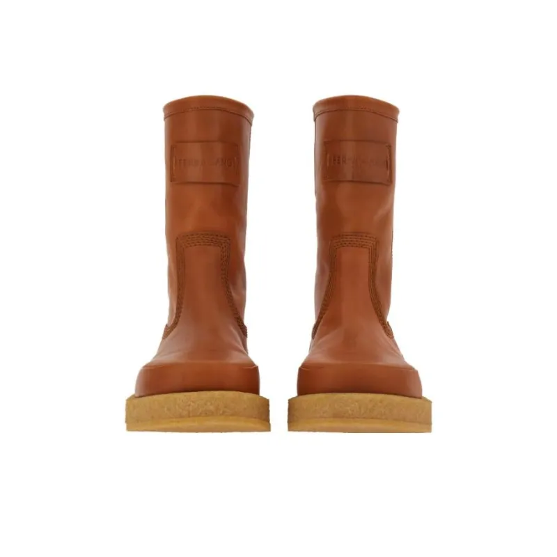 FERRAGAMO Ankle Boots Men's Brown-3