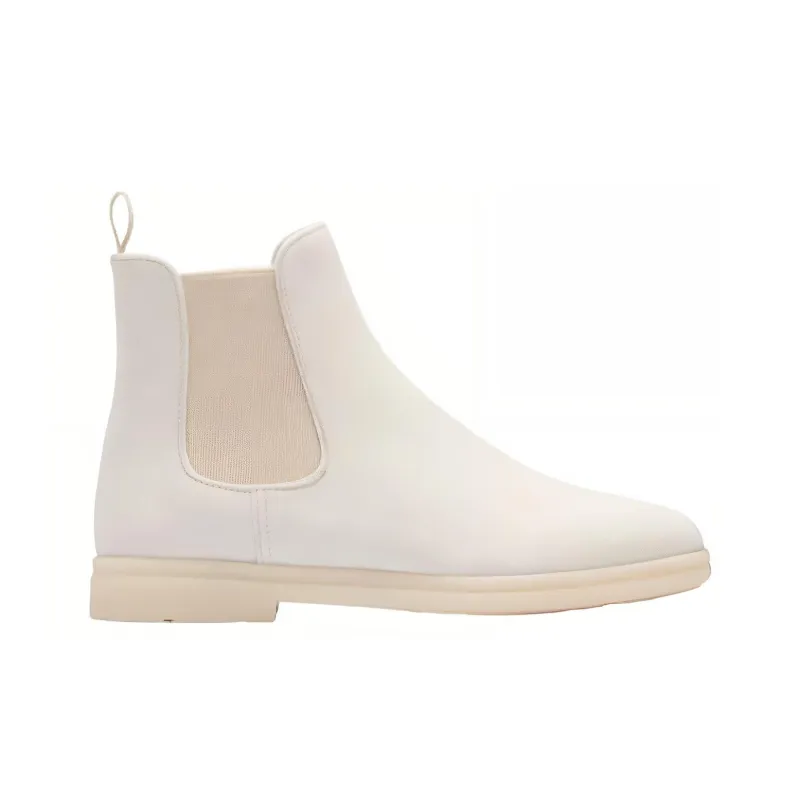 CHURCH'S Short Chelsea Boots Women's White-1