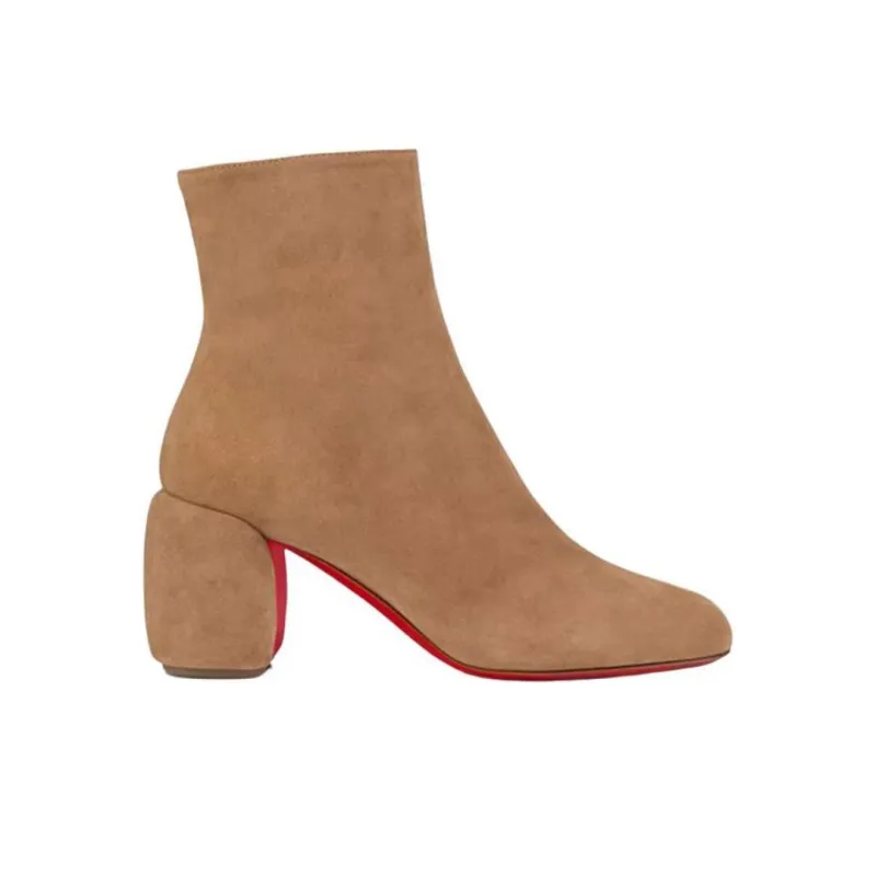 CL Minny Booty Ankle Boots Women's Brown-1