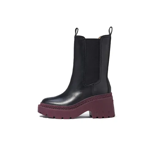COACH Alexa Chelsea Boots Women's Black
