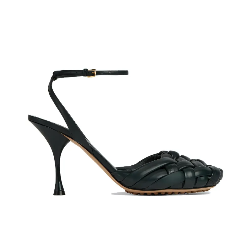 Bottega Veneta Slim Heel High Heels 9cm Women's Black-1