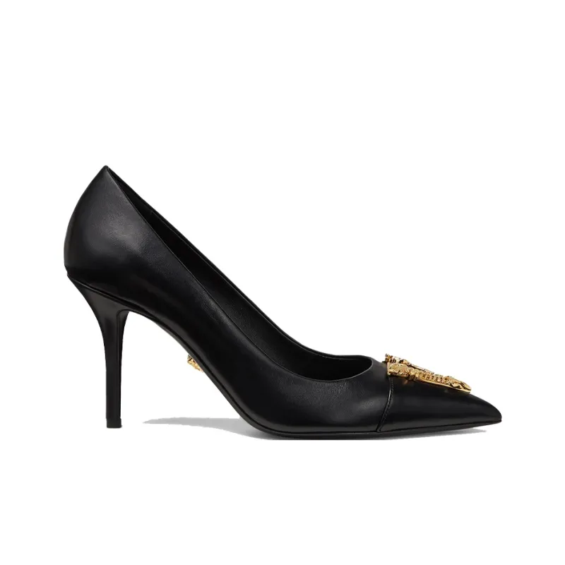 VERSACE High Heels Women's Low-Top Black-1