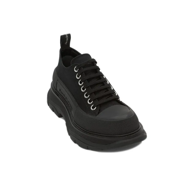 Alexander McQueen Tread Slick Lace Up 'Black' Women's-2