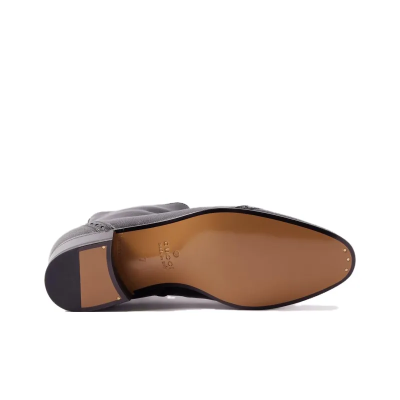 GUCCI Ankle Boots Men Black-3