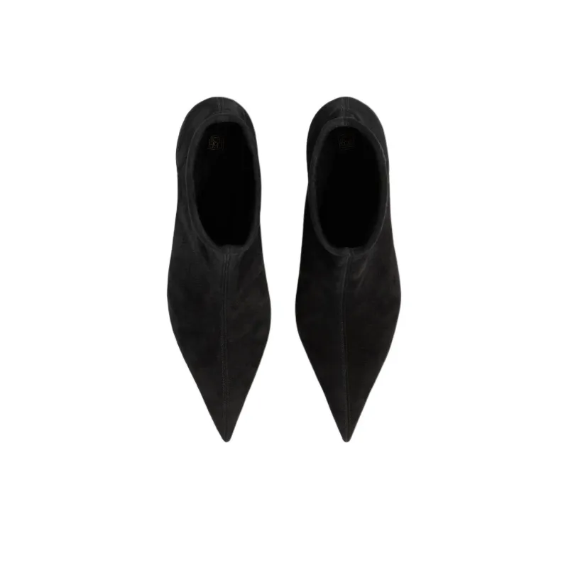 TOTEME 60mm The Suede Sock Boots Women's-4