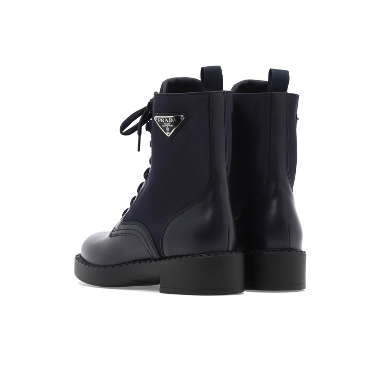 PRADA Ankle Boots Women s High Top Blue POIZON