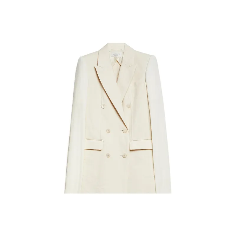 SportMax Coats Women's Ecru-4