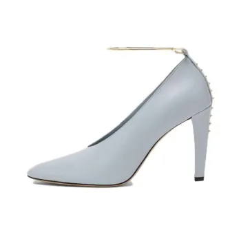 FENDI Filo Chunky Heel High Heels Women's Blue