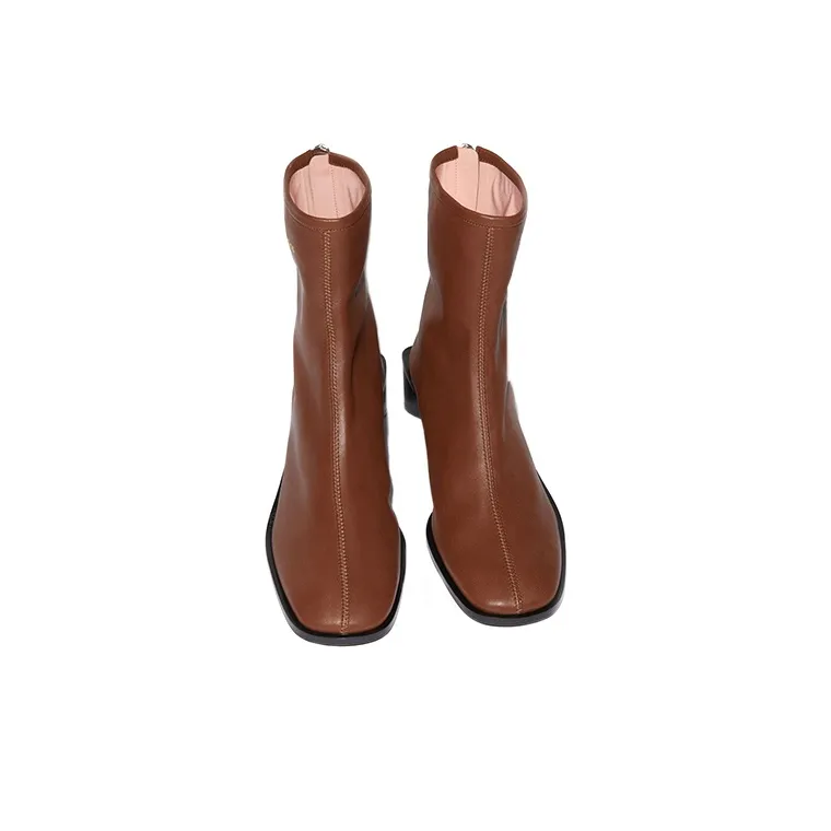 Acne Studios Ankle Boots Women's Black Brown-3