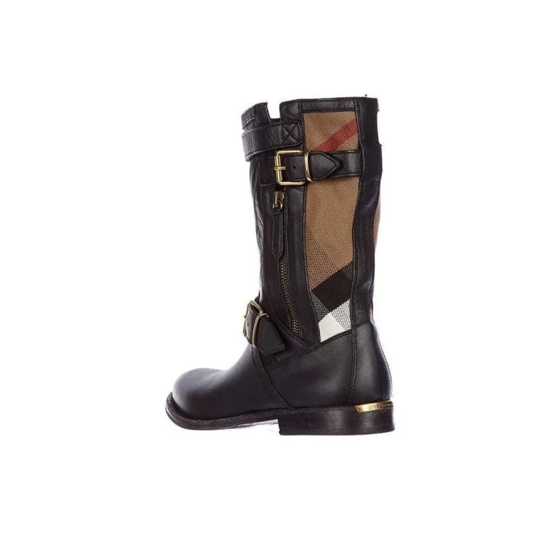 Burberry Ankle Boots Women's Black-4