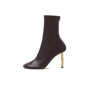 Lanvin Sequence 95mm Leather Ankle Boots