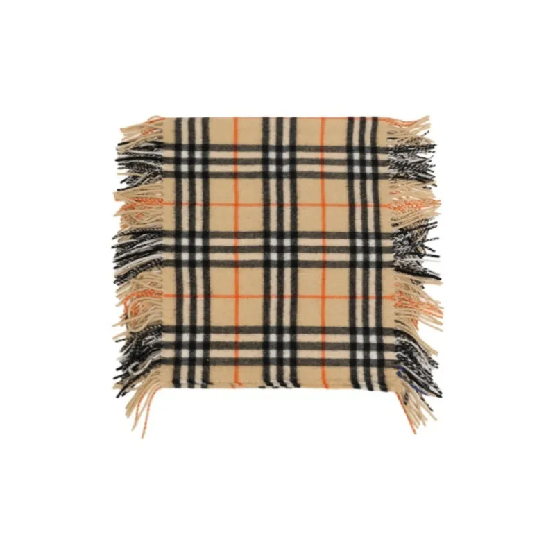 Burberry Badge Vintage Checked Fringed Scarf-2