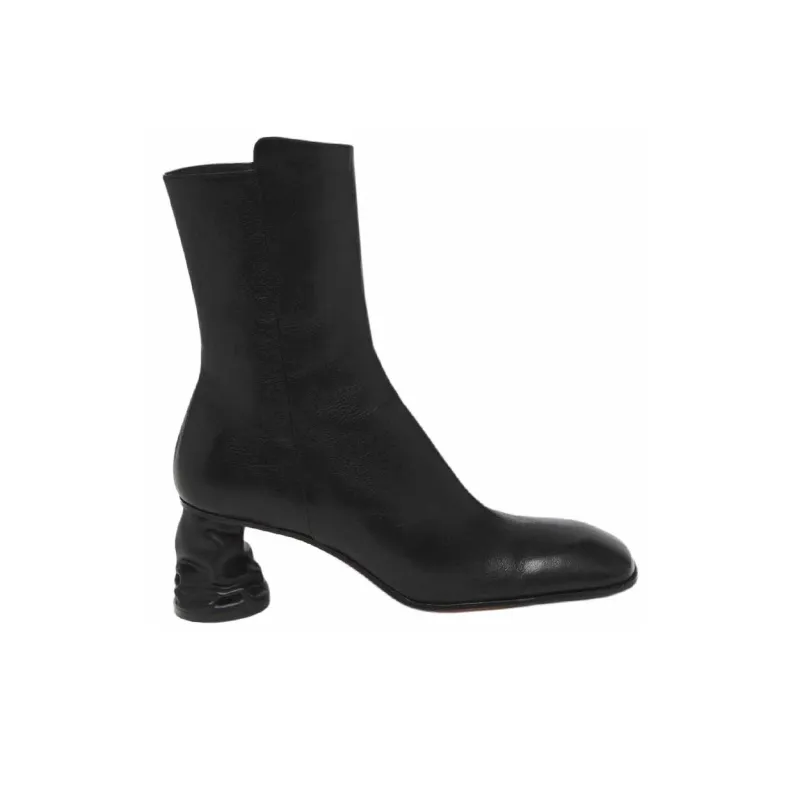 Alexander McQueen Crush Side-Zip Ankle Boots Women's-1