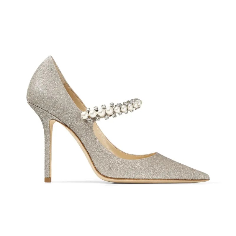 Jimmy Choo Baily 100mm Pearl embellished Pumps-1