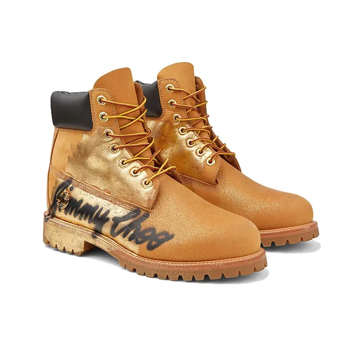 Timberland x Jimmy Choo Fashion Ankle Boots Men's Brown-2