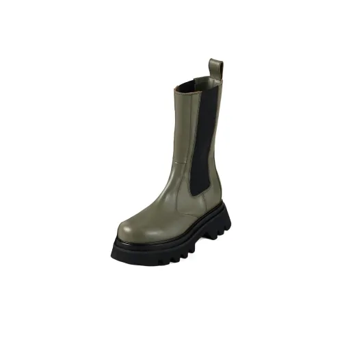 ALOHAS Crew Chelsea boots Silver 5.5cm Women's Green