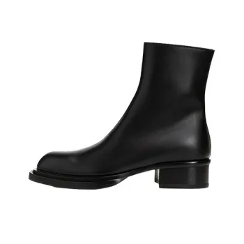 Alexander McQueen Cuban Stack Ankle Boots